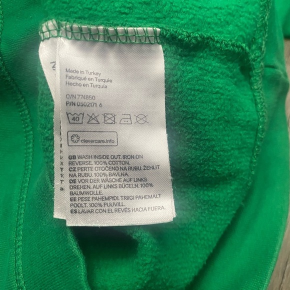 Snoopy kids Sweatshirt Green. size US 2-4 - Picture 4 of 5